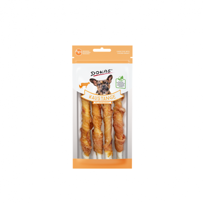 Dokas Dog Snack Kaustange mit Hühnerbrust 50g - Dokas