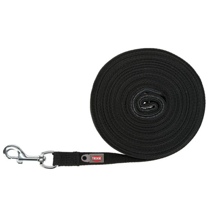 Trixie Schleppleine, 10 m / 20 mm, schwarz - Trixie