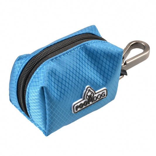 Poopidog Hundekotbeutelspender Nylon - blau - DUVO