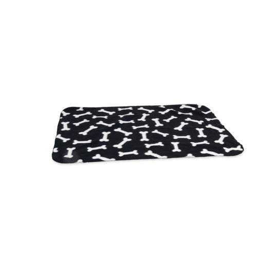 Karlie Flamingo Fleecedecke Milda - 100 x 70 cm - Schwarz - Karlie