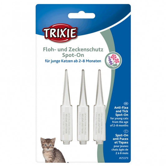 Trixie Floh- und Zeckenschutz Spot-On, Katze - Katze 2-8 Mon. - Trixie