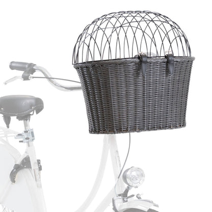 Trixie Front-Fahrradkorb aus Polyrattan - Trixie