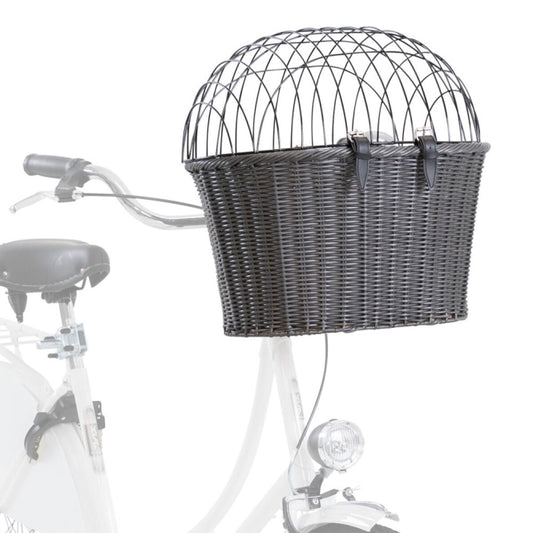 Trixie Front-Fahrradkorb aus Polyrattan - Trixie