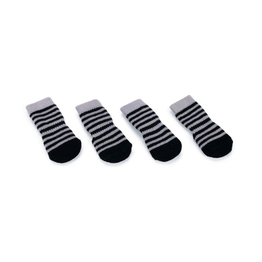 Karlie Doggy Socks Hundesocken 4er Set - Schwarz/Grau - - Karlie
